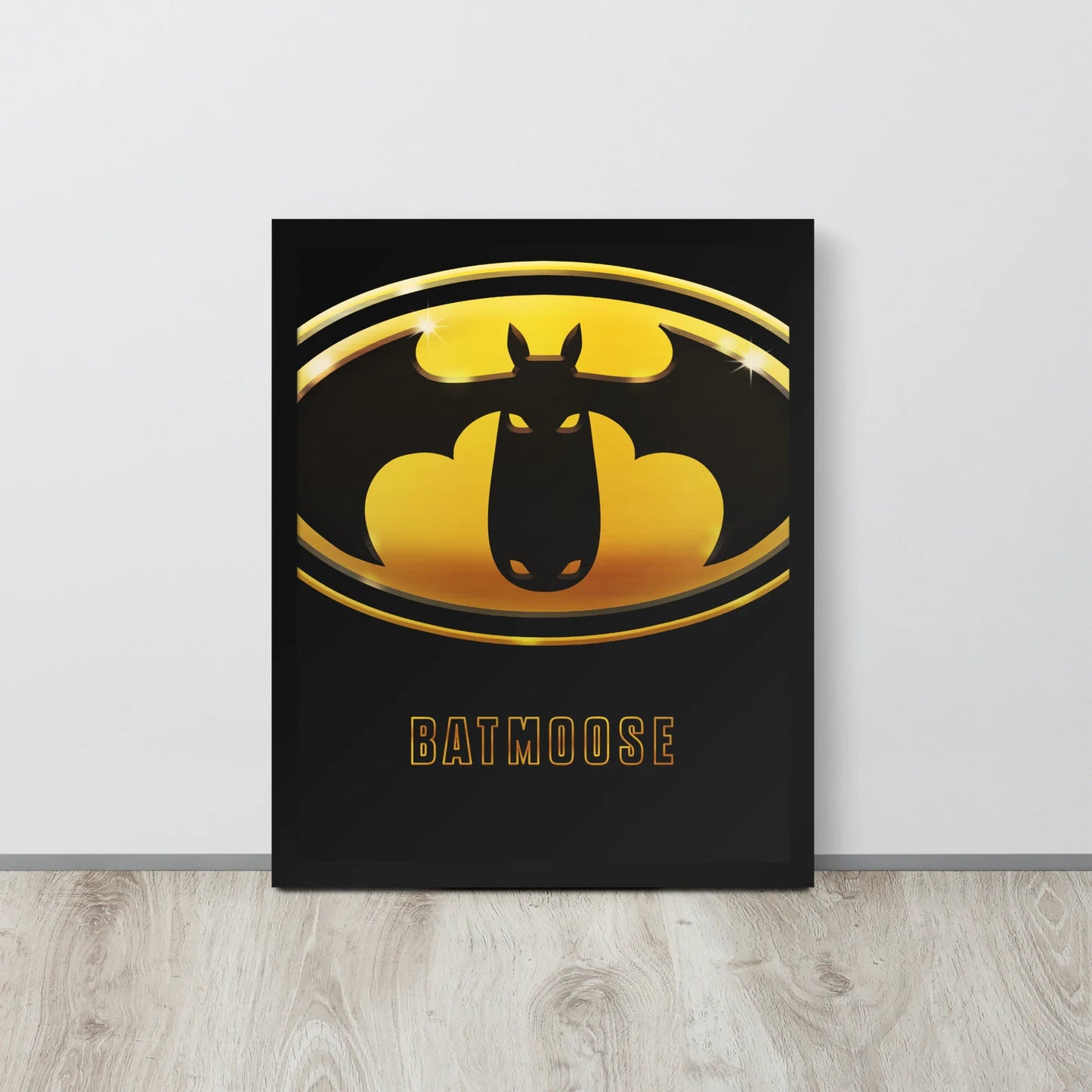 Batmoose Movie Poster Art Print