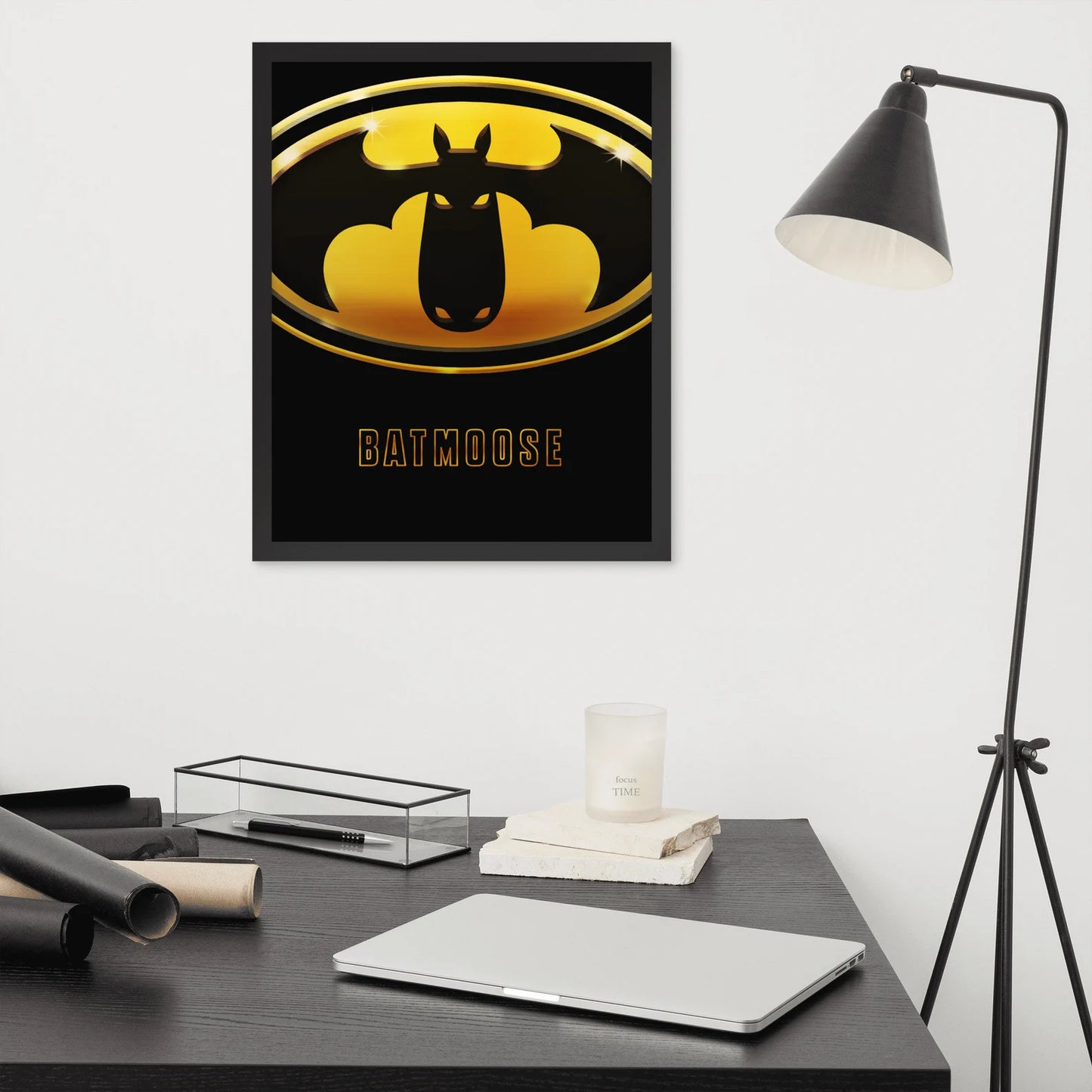 Batmoose Movie Poster Art Print