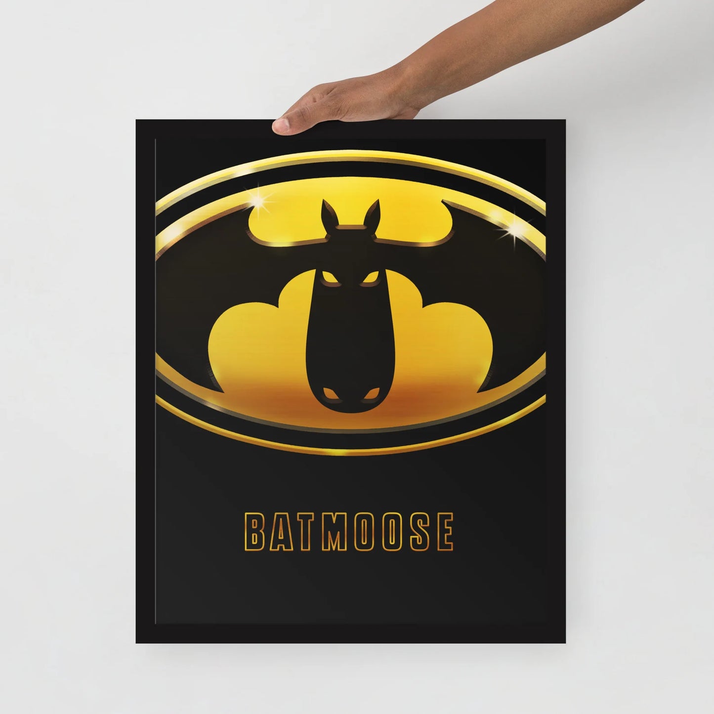 Batmoose Movie Poster Art Print