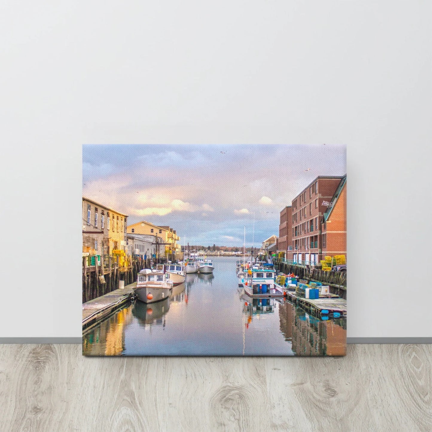 Lobster Boats at Portland Pier Photo Print