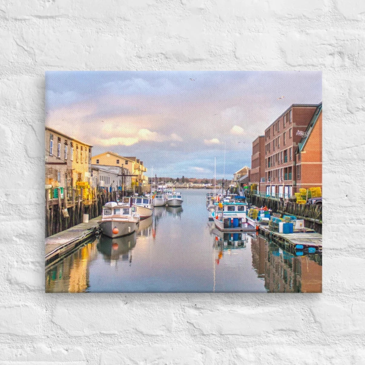 Lobster Boats at Portland Pier Photo Print