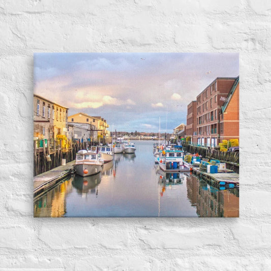Lobster Boats at Portland Pier Photo Print