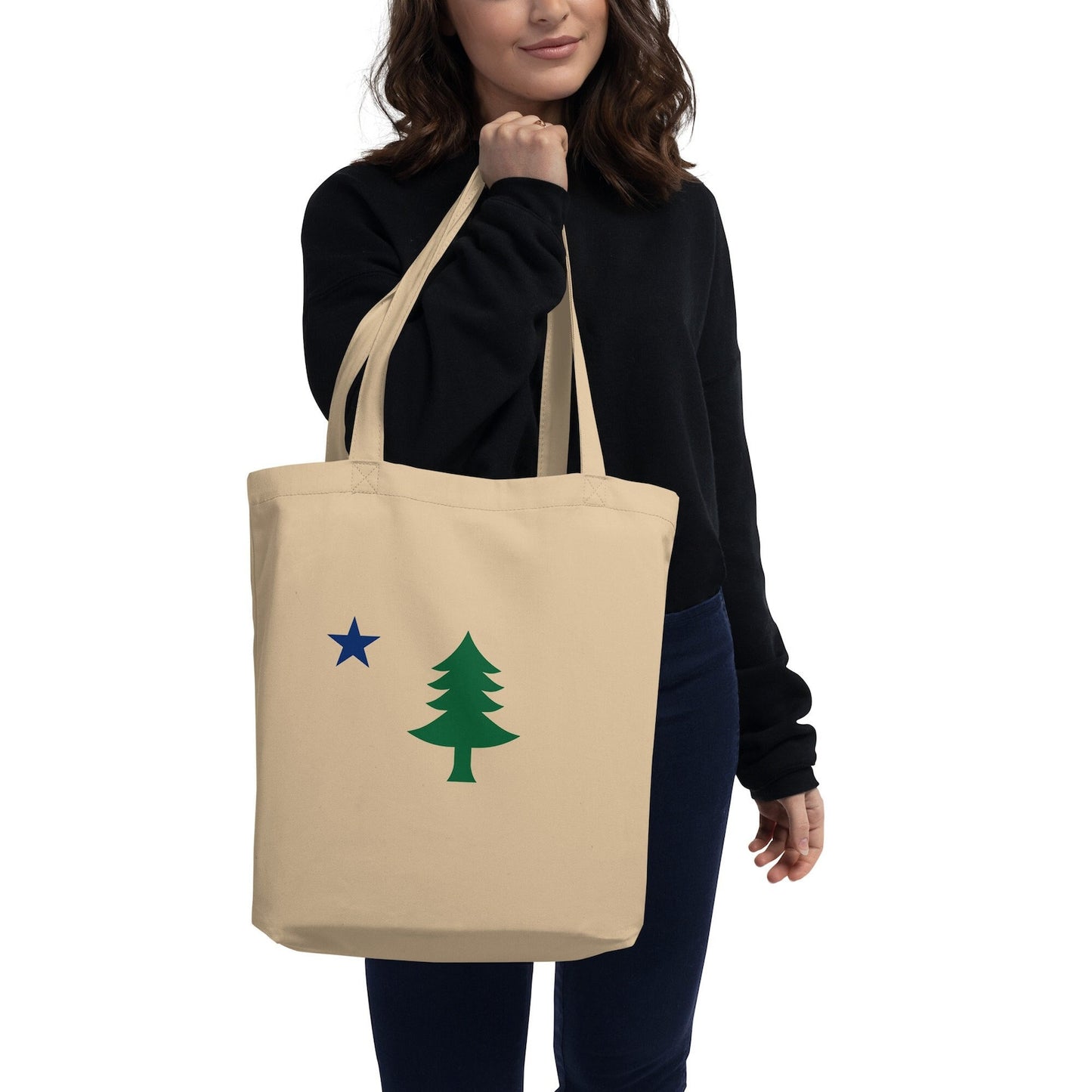 Maine Flag Tote Bag