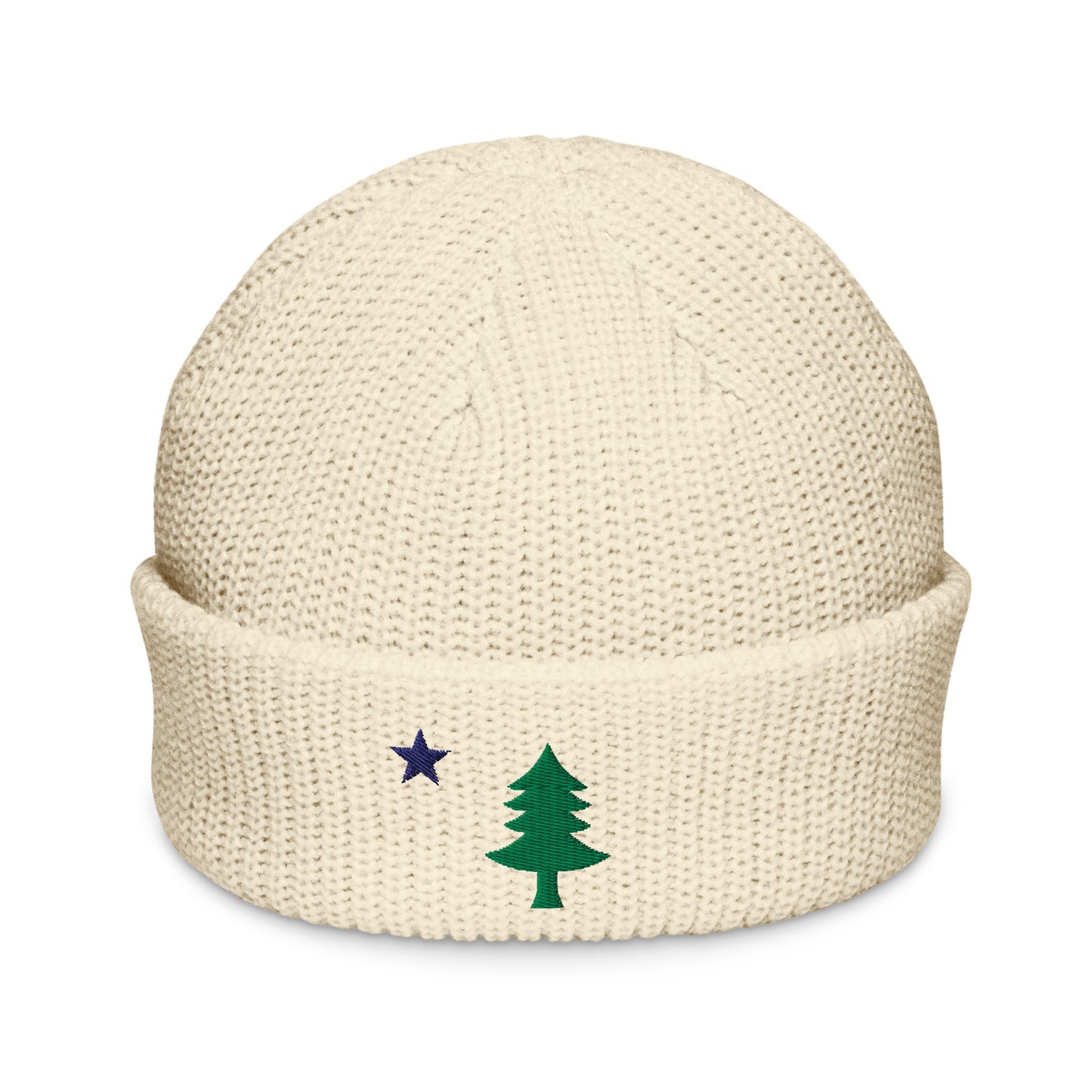 Maine Flag Fisherman Beanie