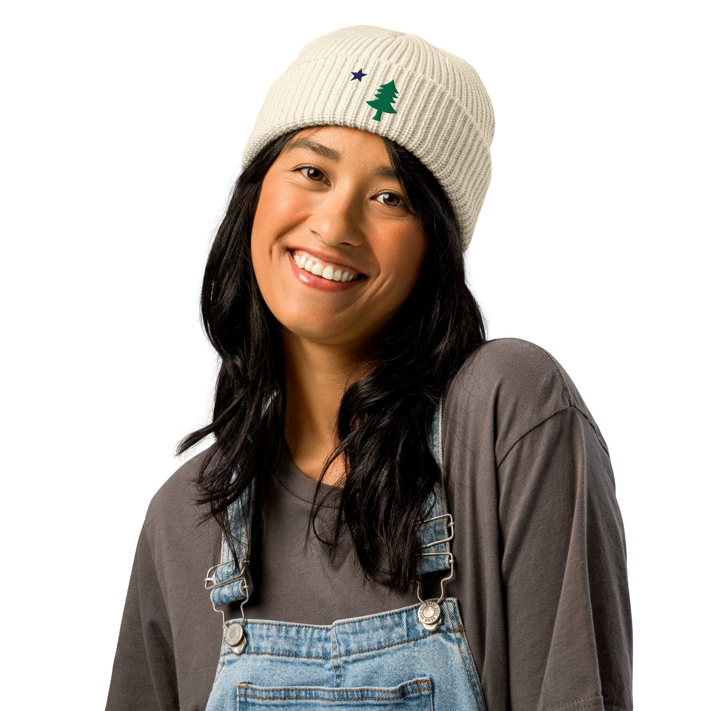 Maine Flag Fisherman Beanie